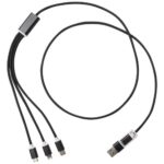 Versatile 5-1 recycled aluminium charging cable - Image 21