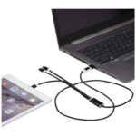 Versatile 5-1 recycled aluminium charging cable - Image 22