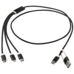 Versatile 5-1 recycled aluminium charging cable - Image 24