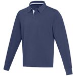 Clyde unisex organic rugby polo sweatshirt - Image 256