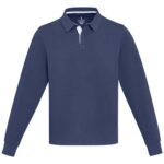 Clyde unisex organic rugby polo sweatshirt - Image 257