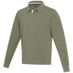 Clyde unisex organic rugby polo sweatshirt - Image 181