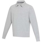 Clyde unisex organic rugby polo sweatshirt - Image 116