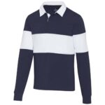 Clyde unisex organic rugby polo sweatshirt - Image 36