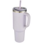Sydney 1200 ml double wall RCS certified copper vacuum insulated tumbler with straw - Image 9