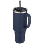 Sydney 1200 ml double wall RCS certified copper vacuum insulated tumbler with straw - Image 17