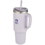 Sydney 1200 ml double wall RCS certified copper vacuum insulated tumbler with straw - Image 10