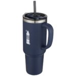 Sydney 1200 ml double wall RCS certified copper vacuum insulated tumbler with straw - Image 18