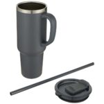 Sydney 1200 ml double wall RCS certified copper vacuum insulated tumbler with straw - Image 28
