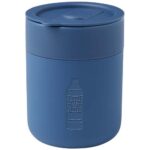 Java 330 ml ceramic tumbler with silicone wrap and plastic lid - Image 2