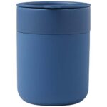 Java 330 ml ceramic tumbler with silicone wrap and plastic lid - Image 3