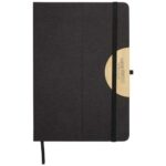 Laura A5 hard cover notebook and ballpoint pen gift set (black ink) - Image 2