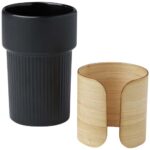 Fika 340 ml tumbler with bamboo sleeve - Image 9