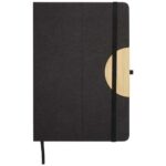 Carmen A5 hard cover notebook and ballpoint pen gift set (black ink) - Image 4