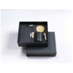 Laura A5 hard cover notebook and ballpoint pen gift set (black ink) - Image 9