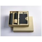 Carmen A5 hard cover notebook and ballpoint pen gift set (black ink) - Image 10