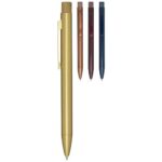 Beatriz recycled brass ballpoint pen (black ink) - Image 7
