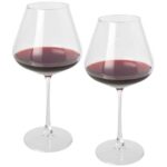 Rosso 2-piece wine glass set - Image 2