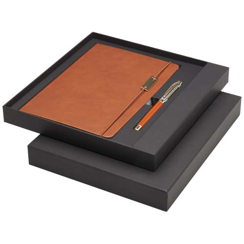 175984171361326 Legato A5 notebook and rollerball pen set (blue ink) - Image 1