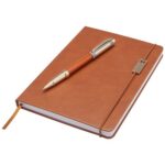 Legato A5 notebook and rollerball pen set (blue ink) - Image 6