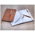 Legato A5 notebook and rollerball pen set (blue ink) - Image 8