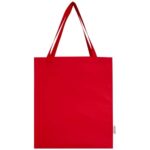 Madras 140 g/m² GRS recycled cotton gusset tote bag - Image 17