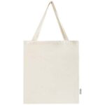 Madras 140 g/m² GRS recycled cotton gusset tote bag - Image 10