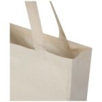 Madras 140 g/m² GRS recycled cotton gusset tote bag - Image 12