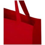 Madras 140 g/m² GRS recycled cotton gusset tote bag - Image 19