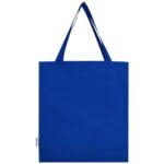Madras 140 g/m² GRS recycled cotton gusset tote bag - Image 25