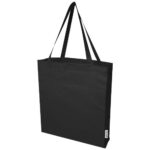 Madras 140 g/m² GRS recycled cotton gusset tote bag - Image 36