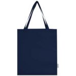 Madras 140 g/m² GRS recycled cotton gusset tote bag - Image 31