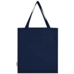 Madras 140 g/m² GRS recycled cotton gusset tote bag - Image 32