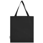Madras 140 g/m² GRS recycled cotton gusset tote bag - Image 39