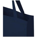 Madras 140 g/m² GRS recycled cotton gusset tote bag - Image 33