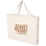 Odessa 220 g/m² GRS recycled cotton tote bag 40L - Image 8