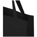 Madras 140 g/m² GRS recycled cotton gusset tote bag - Image 40