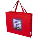 Odessa 220 g/m² GRS recycled cotton tote bag 40L - Image 14
