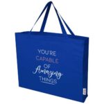 Odessa 220 g/m² GRS recycled cotton tote bag 40L - Image 20