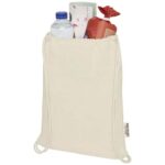 Oregon 140 g/m² GRS recycled cotton drawstring bag - Image 8