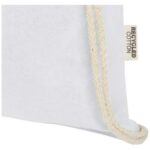 Oregon 140 g/m² GRS recycled cotton drawstring bag - Image 4