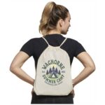 Oregon 140 g/m² GRS recycled cotton drawstring bag - Image 5