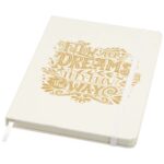 Bass A5 recycled hard cover notebook with lined pages - Image 2