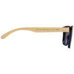 Tan sunglasses with bamboo temples - Image 6