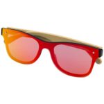 Tan sunglasses with bamboo temples - Image 4