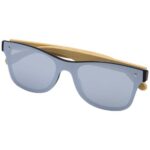 Tan sunglasses with bamboo temples - Image 8