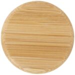 Lume 500 ml matte soda lime glass bottle with bamboo lid - Image 10
