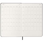 Moleskine horizontal hard cover 12 month L weekly planner - Image 5