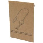 Chechia 5-in-1 recycled plastic 30 cm data sync and 27W fast charge cable with bamboo details - Image 11