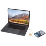 Chechia 5-in-1 recycled plastic 30 cm data sync and 27W fast charge cable with bamboo details - Image 8